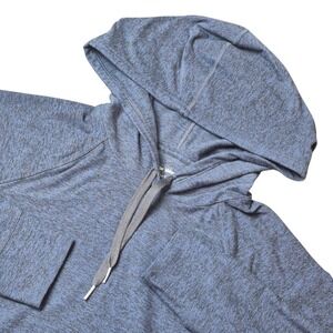 Outdoor Voices Women's L Blue Athletic Hoodie Lightweight Activewear